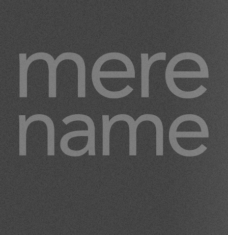 Mere Name Design